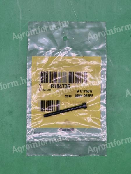 R184736 – JOHN DEERE CSAVAR OE., KÉSZLETEN, KEDVEZŐ ÁRON! 