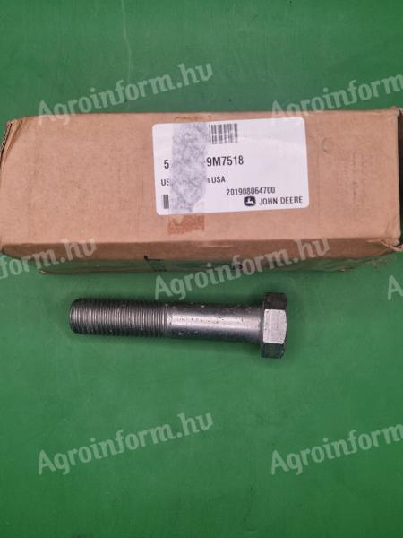 19M7518 – JOHN DEERE CSAVAR OE., KÉSZLETEN, KEDVEZŐ ÁRON! 