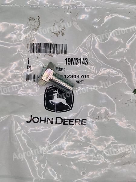 19M3143 – JOHN DEERE CSAVAR OE., KÉSZLETEN, KEDVEZŐ ÁRON! 
