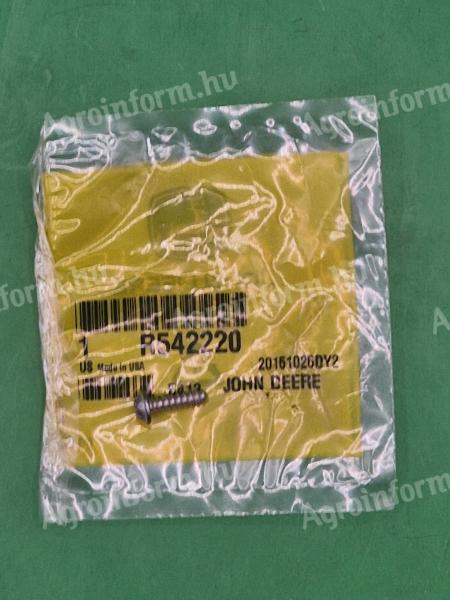 R542220 – JOHN DEERE CSAVAR OE., KÉSZLETEN, KEDVEZŐ ÁRON! 