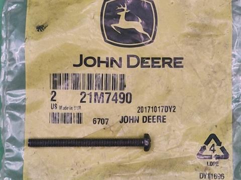 21M7490 – JOHN DEERE CSAVAR OE., KÉSZLETEN, KEDVEZŐ ÁRON! 