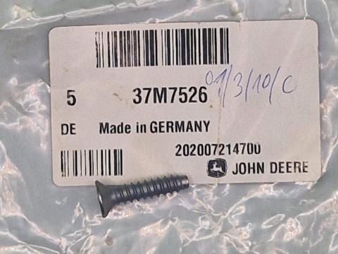 37M7526 – JOHN DEERE CSAVAR OE., KÉSZLETEN, KEDVEZŐ ÁRON! 