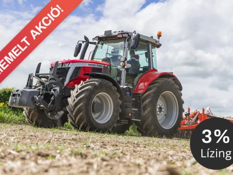 Massey Ferguson 6S.145 Dyna-6 Exclusive traktor, KÉSZLETEN, KEDVEZŐ ÁRON! 