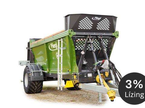 Fliegl KDS 140  (kb. 14 m³) Tiefbett láncos trágyaszóró, egytengelyes ÚJ, KEDVEZŐ ÁRON, GARANCIÁVAL!