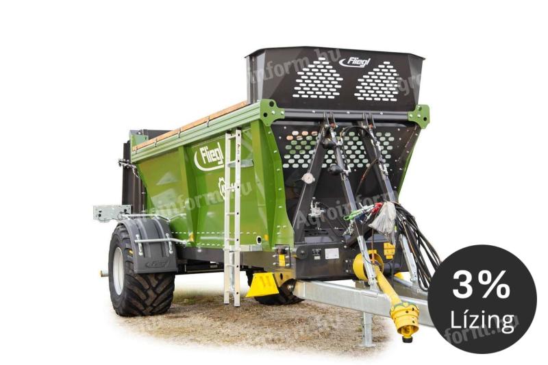 Fliegl KDS 140  (kb. 14 m³) Tiefbett láncos trágyaszóró, egytengelyes ÚJ, KEDVEZŐ ÁRON, GARANCIÁVAL!