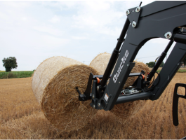 QUICKE® M 140 bálarendező+ Bálatüske készlet 2 db 1240 mm  (KÖR- ÉS SZÜGLETES BÁLÁK MOZGATÁSÁRA) ÚJ, KEDVEZŐ ÁRON, GARANCIÁVAL!