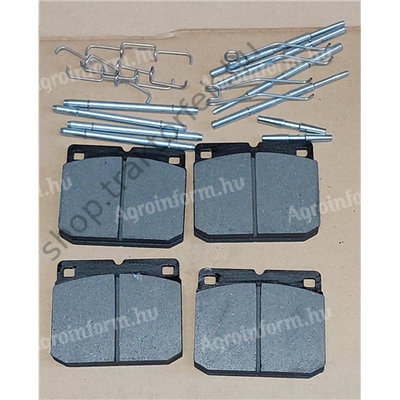 Tárcsafékbetét szett  89,8x76x16,5 mm - 4db rugókkal, kiegészítőkkel Gyári minőség