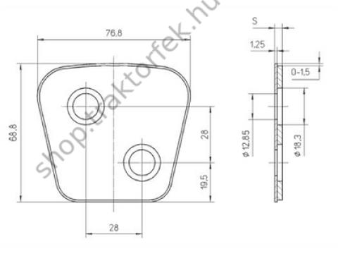 MIBA kuplungszegmens 3,8mm/ GBD148.375 MIBA kuplungszegmens 3,8mm/ GBD148.375