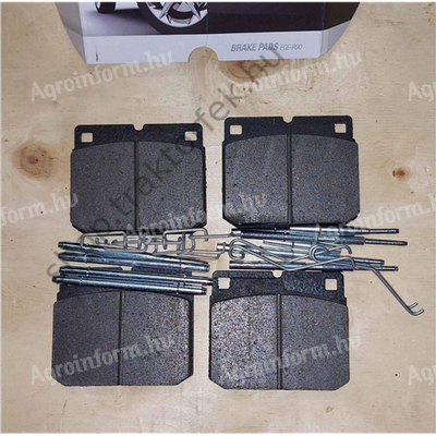 Tárcsafékbetét szett  89,8x76x16,5 mm - 4db rugókkal, kiegészítőkkel prémium minőség