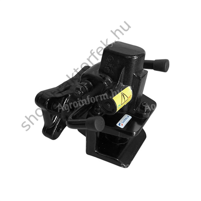 Vonófej automata 38mm-es csappal Sapala /140x80xd21 - D100kN - S2500 / fekete