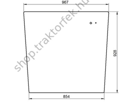 Fülkeüveg hátsó 6099765M91 utángyártott Fülkeüveg hátsó 6099765M91 utángyártott