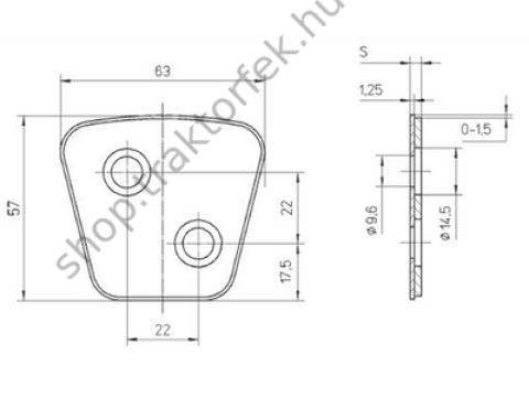 MIBA kuplungszegmens 4,0mm/ BD156.400 MIBA kuplungszegmens 4,0mm/ BD156.400
