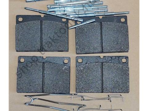 Tárcsafékbetét szett JCB 82,9x117,5x18,5mm - 4db (rugókkal és kiegészítőkkel) gyári beszállítói