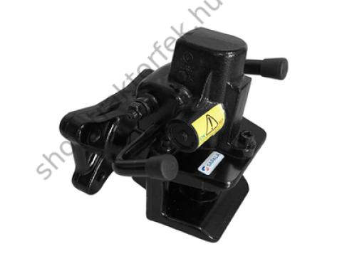 Vonófej automata 38mm-es csappal Sapala /140x80xd21 - D100kN - S2500 / fekete