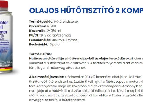 43230/PRO/U AUTOPROFI 2-K-OLAJOS HŰTŐTÍSZTÍTÓ 300ML 43230/PRO/U AUTOPROFI 2-K-OLAJOS HŰTŐTÍSZTÍTÓ 300ML