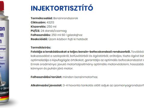 43213/PRO/U AUTOPROFI INJEKTORTISZTÍTÓ 250ML