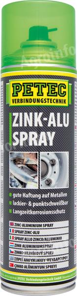 71050/PET/U PETEC CINK-ALU SPRAY 500 ML (HU)