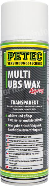 73450/PET/U PETEC MULTI UBS WAX ÁTTETSZŐ 500ML SPRAY V