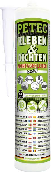 94529/PET/U PETEC RAGASZTÓ-TÖMÍTŐ FEHÉR 290ML  V