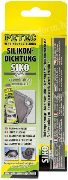 97680/PET/U PETEC SZILIKON TÖMÍTŐ SZÜRKE 70 ML  V