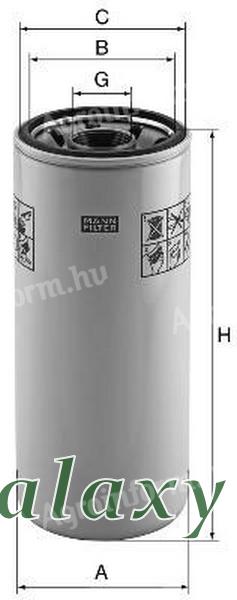 Mann-Filter olaj szűrő - W11011