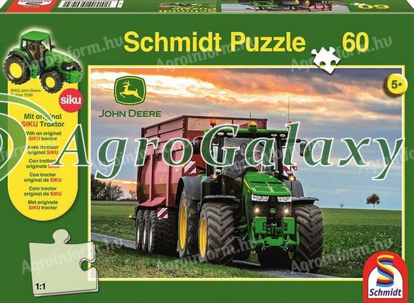 John Deere puzzle 8370R +Siku kistraktor - MCP560430000