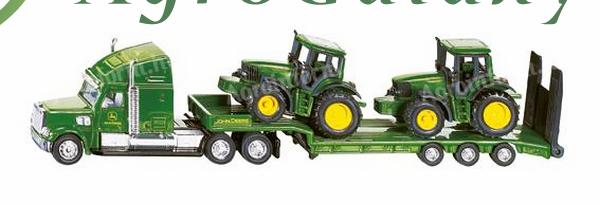 John Deere kamion makett pótkocsival - MCU183700000