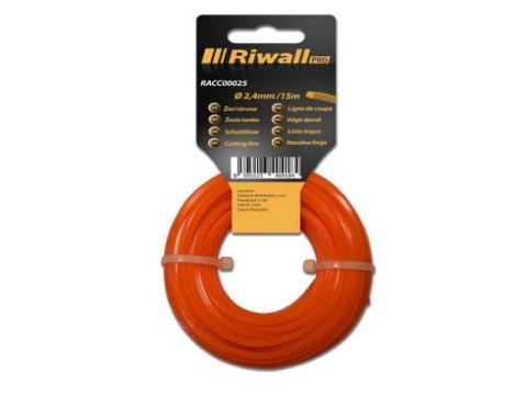 Fűkasza damilszál 2,4mm/15m szögletes, narancssárga Fűkasza damilszál 2,4mm/15m szögletes, narancssárga