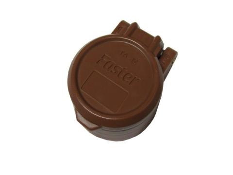 Hidraulika gyorscsatlakozó porvédő sapka, barna, Faster