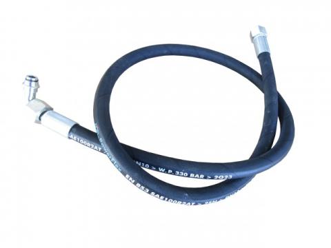 hidraulika tömlő M20x1,5x1250 1x90°-os véggel (orbitos, gumigyűrűs változat) AGR Powerflex hidraulika tömlő M20x1,5x1250 1x90°-os véggel (orbitos, gumigyűrűs változat) AGR Powerflex