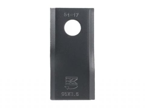 Kuhn fűkasza penge jobb (forgókés) 95x45x3,5 Furat: 16,25mm Kuhn fűkasza penge jobb (forgókés) 95x45x3,5 Furat: 16,25mm