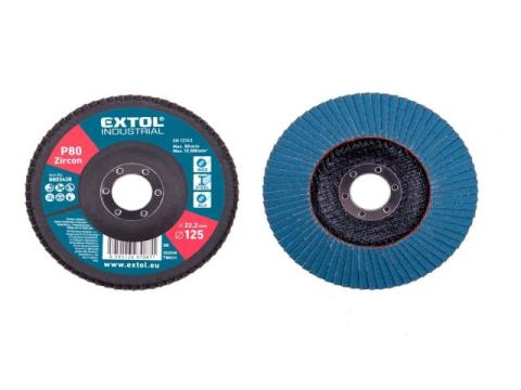 lamellás csiszoló INOX, acél és ALU munkadarabok csiszolására, 125×22mm; P120 lamellás csiszoló INOX, acél és ALU munkadarabok csiszolására, 125×22mm; P120