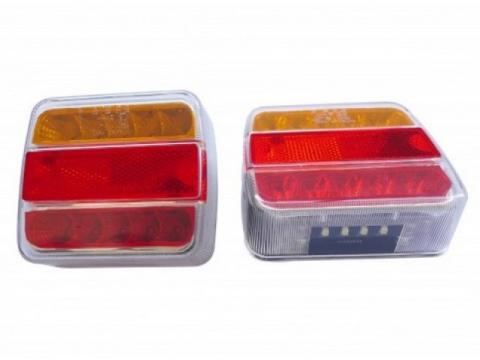 lámpa piros-sárga, hátsó lámpa, LED kocka 106x98x35 mm (utánfútó lámpa) 12V-24V lámpa piros-sárga, hátsó lámpa, LED kocka 106x98x35 mm (utánfútó lámpa) 12V-24V