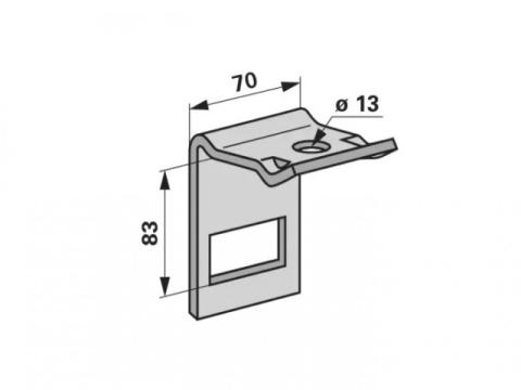 Rugós kapa bilincs 60x60 Rugós kapa bilincs 60x60