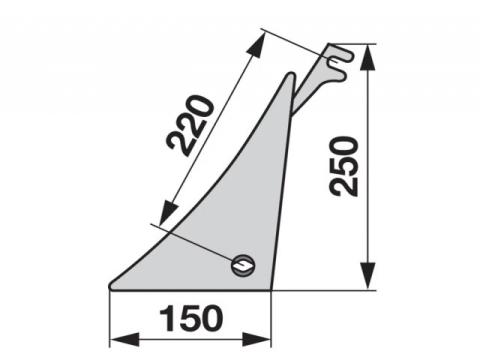 Vogel Noot kormánylemez előtét bal WY 350 Vogel Noot kormánylemez előtét bal WY 350