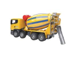 játék betonkeverő tehergépkocsi MB Arocs, Bruder