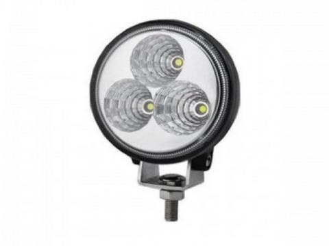 lámpa munka 3 LED, kerek mini, terítő 9W