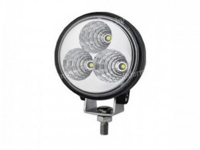 lámpa munka 3 LED, kerek mini, terítő 9W