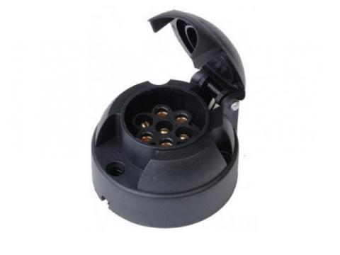 dugaljzat műanyag 7 pólúsú dugaljzat műanyag 7 pólúsú