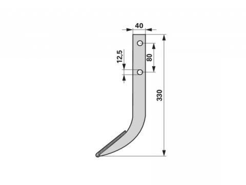 Lazítókés 330 mm, AVR Lazítókés 330 mm, AVR
