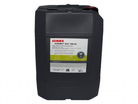 Claas motorolaj, Agrimot SDX, 20literes, 15W-40 Claas motorolaj, Agrimot SDX, 20literes, 15W-40