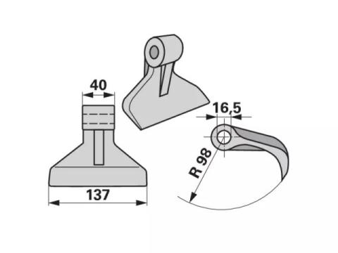 Szárzúzó kalapács Berti, Müthing, Agritec Szárzúzó kalapács Berti, Müthing, Agritec