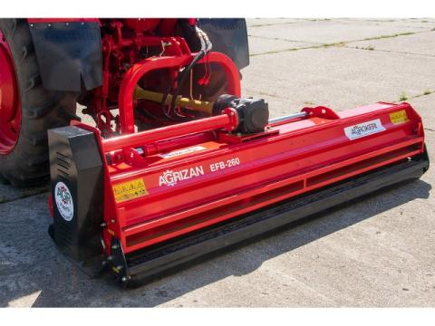 Szárzúzó / Mulcsozó, 260 cm-es, EFB, hidraulikus oldalmozgatással (kalapácsos, kardántengellyel) AGRIZAN Szárzúzó / Mulcsozó, 260 cm-es, EFB, hidraulikus oldalmozgatással (kalapácsos, kardántengellyel) AGRIZAN