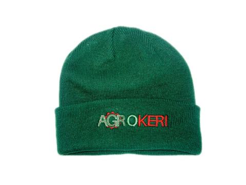 Agrokeri téli kötött sapka, Zöld