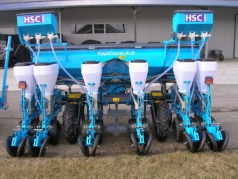 Vetőgép TopCorn 6.0 (szemenkénti tárcsás vetőgép) teleszkópos váz