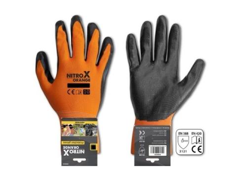 kesztyű kötött, mártott tenyér és ujjhegy 10-es, NITROX kesztyű kötött, mártott tenyér és ujjhegy 10-es, NITROX