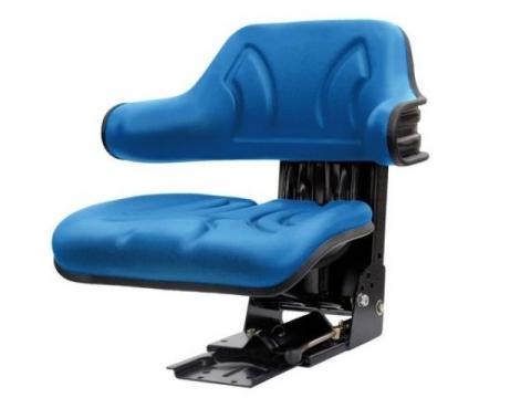 Vezetőülés mechanikus rugózás, kék, oldaltámaszos Vezetőülés mechanikus rugózás, kék, oldaltámaszos
