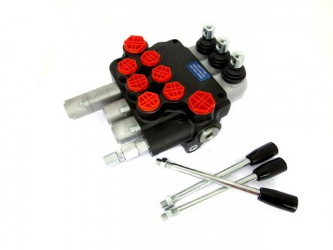 Hidraulika vezérlőtömb 3 karos, (úszó állásos) 80L/perc Hidraulika vezérlőtömb 3 karos, (úszó állásos) 80L/perc