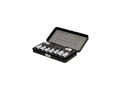 Dugókulcskészlet, 1/2”, 6-szögű, 9 részes, metrikus Dugókulcskészlet, 1/2”, 6-szögű, 9 részes, metrikus