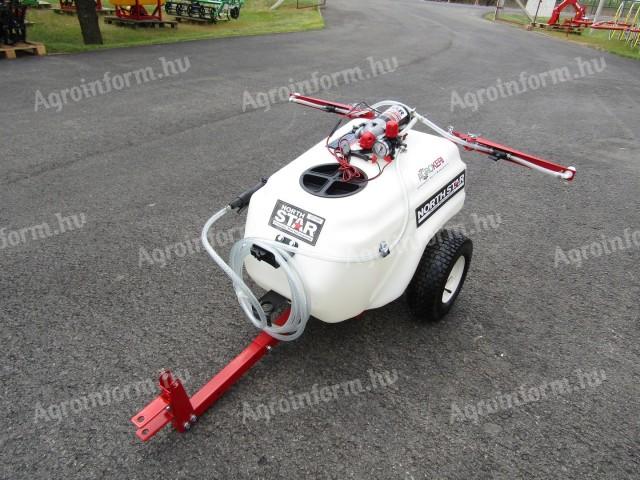 Permetező 79 literes, vontatott, 12v elektromos szivattyúval, szett, Mini